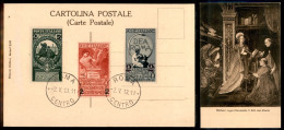 Regno - Vittorio Emanuele III - Soprastampati (99b + 100b + 101) - 3 Valori Su Cartolina - Roma 2.5.13 - Other & Unclassified