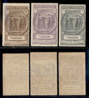 Regno - Vittorio Emanuele III - 1923 - Camicie Nere (147/149) - Serie Completa - Gomma Originale (120) - Other & Unclassified