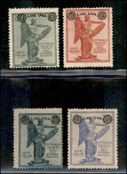 Regno - Vittorio Emanuele III - 1924 -Soprastampati (158/161) - Serie Completa - Gomma Integra (250) - Other & Unclassified