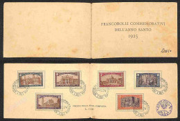 Regno - Vittorio Emanuele III - 1924 - Libretto Francobolli Commemorativi Dell'anno Santo 1925 (169/174) - Serie Complet - Autres & Non Classés