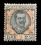 Regno - Vittorio Emanuele III - 1926 - 2,50 Lire Floreale (203g) - Ornato Floreale Spostato - Gomma Integra - Other & Unclassified