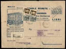 Regno - Vittorio Emanuele III - Stampe Due Porti Raccomandate Con Michetti Coppia Verticale 30 Cent + Imperiale Coppia V - Andere & Zonder Classificatie