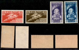 Regno - Vittorio Emanuele III - 1935 - Salone Aeronautico (384/387) - Serie Completa - Gomma Integra (lievi Ingialliment - Andere & Zonder Classificatie