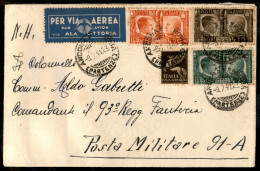 Regno - Vittorio Emanuele III - 10 Cent + 20 Cent + 25 Cent + Hitler E Mussolini + 50 Cent Pegaso Posta Aerea  (542/54 + - Other & Unclassified