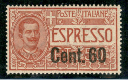 Regno - Espressi - 1922 - 60 Cent Su 50 Cent Espressi (6) - Gomma Integra - Sonstige & Ohne Zuordnung