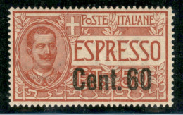 Regno - Espressi - 1922 - 60 Cent Su 50 Cent Espressi (6) - Gomma Integra - Otros & Sin Clasificación