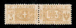 Regno - Pacchi Postali - 1914 - 3 Lire Pacchi Postali (14) - Gomma Integra - Altri & Non Classificati