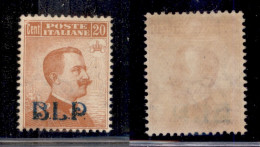 Regno - B.L.P. - 1921 - 20 Cent (2) - Gomma Recuperata - Altri & Non Classificati