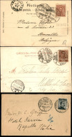 Regno - Navigazione - 1899/1910 Due Cartoline Ed Una Lettera Con Bolli Di Navigazione Del Lago Di Como - Tutti Different - Otros & Sin Clasificación