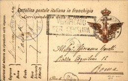 Regno - Navigazione - 1916 Cartolina Postale In Franchigia Della Regia Marina Con Timbro R.Torpedinera 7 P.N. In Colore  - Otros & Sin Clasificación