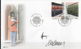 Martin Mörck. Denmark 2008. 350 Anniv Royal Bodyguard. Michel 1490 FDC. Signed. - FDC