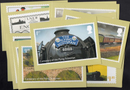 GREAT BRITAIN 2023 Centenary Of The Flying Scotsman Mint PHQ Cards - Cartes PHQ