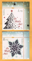 2018 Moldova Moldavie Happy New Year! Christmas Tree, Snowflake. Winter. 2v Mint - New Year