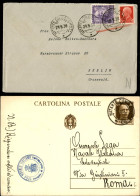 Regno - Navigazione - 1935/39 Una Lettera Ed Un Intero Postale Con Bolli Natante Como-Colico E Natante Colico-Como - Andere & Zonder Classificatie