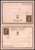 Regno - Interi - Cartolina Postale Con Risposta Da 15 Cent (2) Nuova - Sonstige & Ohne Zuordnung