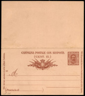 Regno - Interi - Cartolina Postale 7 1/2 Cent + 7 1/2 Terza Tiratura Mill. 92 (C19) Nuova - Other & Unclassified