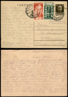 Regno - Interi - Cartolina Postale Da 30 Cent (C80) Con Complementari (418+419) Da Bolzano A Gottingen Del 20.9.1938 - Altri & Non Classificati