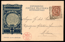 Regno - Interi - 1894 - Esposizione Filatelica Milano (CC9 1/5) - Serie Completa Con 4 FDC + 1 7.5.94 - Bell'insieme - Sonstige & Ohne Zuordnung