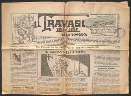 Regno - Documenti/Varie - Il Travaso - Intero Giornale Del 28 Gennaio 1917 Per Rieti - Otros & Sin Clasificación