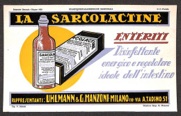 Regno - Documenti/Varie - La Sarcolactine – Cartoncino Pubblicitario (21x13) - Otros & Sin Clasificación