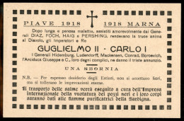Regno - Documenti/Varie - 1918 - Due Cartoline Nuove (inneggianti Alla Vittoria) - Andere & Zonder Classificatie