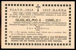 Regno - Documenti/Varie - 1918 - Due Cartoline Nuove (inneggianti Alla Vittoria) - Autres & Non Classés