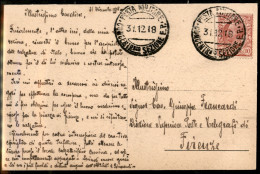 Regno - Documenti/Varie - Posta Militare/Concentr.nto Sezione E.P. - Cartolina Da Bologna A Firenze Del 31.12.1918 - Other & Unclassified