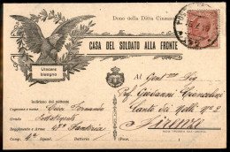 Regno - Documenti/Varie - Posta Militare 122 - Cartolina Per Firenze Del 15.7.1919 - Autres & Non Classés
