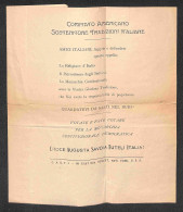 Regno - Volantini Lanciati Da Aereo - 1946 - Comitato Americano Sostenitore Tradizioni Italiane - Votate Per La Monarchi - Otros & Sin Clasificación