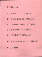 Regno - Volantini Lanciati Da Aereo - 1948 - W L'Italia - Roma 4.4 - I° Sfilata Dell'esercito - Volantino Su Carta Rosa - Otros & Sin Clasificación
