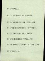 Regno - Volantini Lanciati Da Aereo - 1948 - W L'Italia - Roma 4.4 - I° Sfilata Dell'esercito - Volantino Su Carta Verde - Altri & Non Classificati