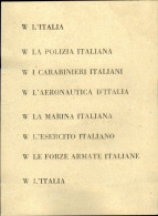 Regno - Volantini Lanciati Da Aereo - 1948 - W L'Italia - Roma 4.4 - I° Sfilata Dell'esercito - Volantino Su Carta Giall - Sonstige & Ohne Zuordnung