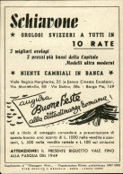 Regno - Volantini Lanciati Da Aereo - 1948 (Natale) - Schiavone - Orologi Svizzeri - Supplemento Al Messaggero Alato - V - Autres & Non Classés