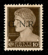 RSI - G.N.R. Brescia - 1943 - 10 Cent (471/I L) Con R Accostato A N - Gomma Integra - Ottimamente Centrato (150) - Autres & Non Classés