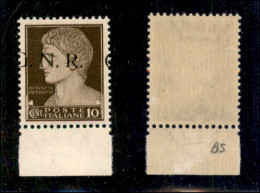 RSI - G.N.R. Brescia - 1943 - 10 Cent (471/Ifc) Con G A Cavallo - Gomma Integra (120) - Altri & Non Classificati