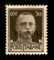 RSI - G.N.R. Brescia - 1943 - 30 Cent (475/I L) Con R Accostato A N - Da Esaminare - Other & Unclassified