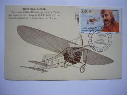 Avion / Airplane / Louis BLERIOT / Monoplan Blériot / Traversée Calais - Douvres / Carte Maximum - ....-1914: Precursori