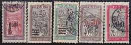 Madagascar   .  Y&T   .    5 Timbres    .      O     .     Oblitéré - Oblitérés