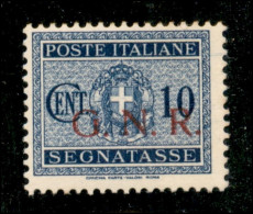 RSI - G.N.R. Brescia - 1943 - 10 Cent (48/I - Varietà) Con Soprastampa A Destra - Gomma Integra - Non Catalogato - Sonstige & Ohne Zuordnung
