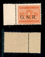 Delcampe - RSI - G.N.R. Brescia - 1943 - 30 Cent (51/Ic) Con Soprastampa A Sinistra - Gomma Integra - Autres & Non Classés