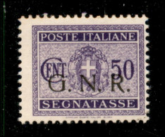 RSI - G.N.R. Brescia - 1943 - 50 Cent (53/I) - Gomma Integra - Oliva (200) - Andere & Zonder Classificatie