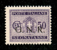 RSI - G.N.R. Brescia - 1943 - 50 Cent (53/I) - Gomma Integra - Oliva + Raybaudi (200) - Andere & Zonder Classificatie