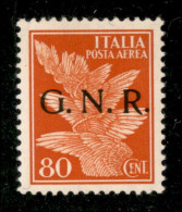 RSI - G.N.R. Verona - 1944 - 80 Cent (120) - Gomma Integra - Sorani (200) - Altri & Non Classificati