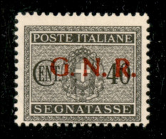 RSI - G.N.R. Verona - 1944 - 40 Cent Segnatasse (52 Varietà Dgaa) Con Punto Piccolo Dopo G - Gomma Originale - Non Catal - Other & Unclassified