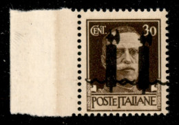 RSI - Provvisori - 1944 - Verona - 30 Cent (492Ab) Con Doppi Fasci In Nero - Gomma Integra (220) - Other & Unclassified