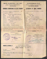 RSI - Documenti/Varie - 1944 (1 Luglio) - Ministero Agricoltura/Permesso D'Esportazione - 3 Documenti Di Trasporto Di Ca - Otros & Sin Clasificación