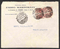 RSI - Documenti/Varie - 1944 - Tre Buste Con Affrancature Di Pacchi Postali Di Regno (26 Coppia/molto Difettoso - 28 - 2 - Autres & Non Classés