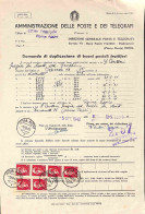 RSI - Documenti/Varie - Sei 2 Lire Imperiale (255) Su Intera Domanda Di Duplicazione (Mod. B.I. 5) - Roma 5.10.43 - Other & Unclassified