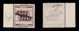 Luogotenenza - 1944 - 50 Cent (515Ap) Con Doppia Stampa/una Capovolta (280) - Sonstige & Ohne Zuordnung