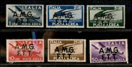 Trieste  - Trieste AMG VG - 1947 - Democratica (1/6 - Aerea) - Serie Completa - Gomma Originale - Altri & Non Classificati